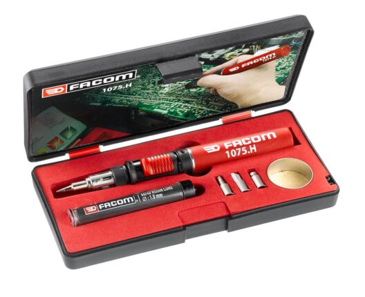 Facom 1075.H Multifunction Butane Gas Soldering Iron / Heat Gun Kit