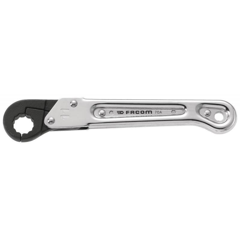 70A.24 Ratchet Flare Nut Wrench 24mm PrimeTools