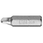 Facom ETRI.101 1/4 Hexagon Tri-Wing Security Screwdriver Insert Bit - TW0 x 25mm Long