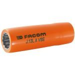 Facom J.19LAVSE 3/8" Drive 1000V Insulated 12 Point Long Socket 19mm