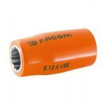 Facom S.10AVSE 1000V VDE Insulated 1/2" Drive Bi-Hexagon (12 Point) Socket 10mm