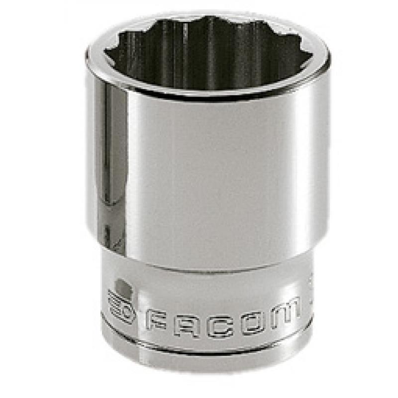 Facom S.30 1/2″ Drive Metric Bi-Hexagon (12 Point) Socket 30mm