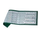 Stahlwille 12/10PC '12 Series' 10 Piece Offset Double Open Ended Metric Spanner Set In Plastic Wallet 4-11mm