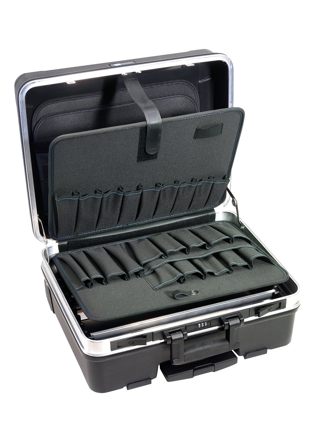 ABS 455 x 335 x 190 mm Tool Case - with Wheels - 1819-T1