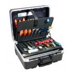 B and W International 120.04/P Mobile Tool Case With Telescopic Handle and Wheels