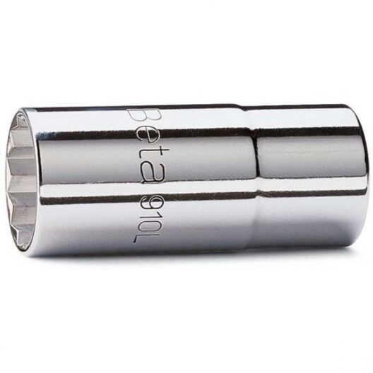 Beta 910AS/L 3/8" Drive Imperial Deep Bi Hexagon (12 Point) Socket 1/2" AF