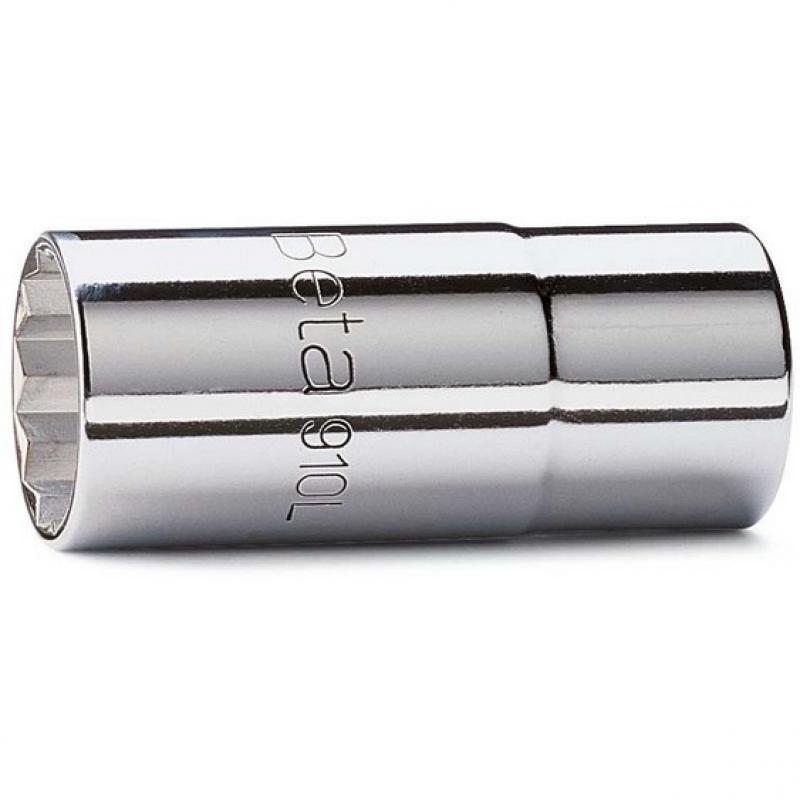 Beta 910AS/L 3/8″ Drive Imperial Deep Bi Hexagon (12 Point) Socket 5/8″ AF