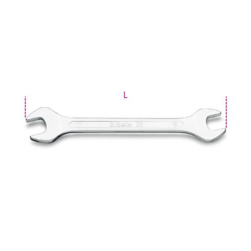 Beta 55AS Imperial Double Open End Spanner Wrench 1.1/16 X 1.1/4″ AF