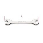 Beta 55MP Metric Double Open End Spanner Wrench Bright Chrome Plated 6X7mm