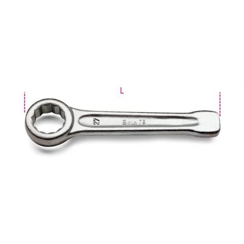 Beta 78 Metric Ring Slogging Spanner Wrench 135mm