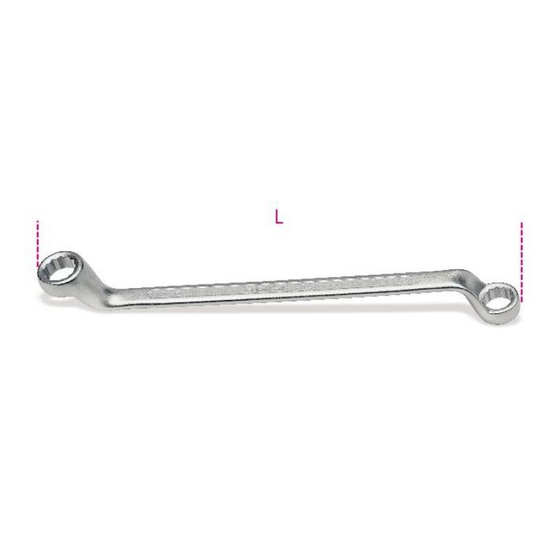 Beta 90AS Imperial Double End Deep Offset Ring Spanner Wrench 11/16″ x 3/4″ af