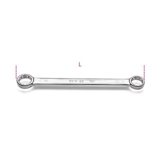 Beta 95 Metric Double End Flat Ring Spanner Wrench 16x17mm