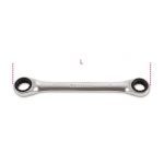 Beta 195 Metric Double Ended Ratcheting Ring Spanner Wrench 12x13mm
