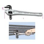 Beta 365 Heavy Duty Offset Pattern Light Alloy Pipe Wrench 350mm