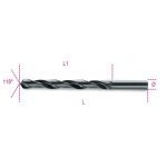 BETA 410 HSS ROLLED SHORT SERIES TWIST DRILL WITH CYLINDRICAL SHANK 0.5mm