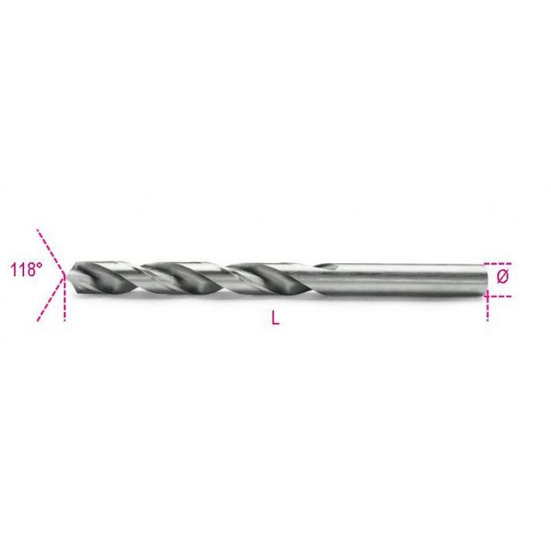 Beta “412 8.50” 8.50mm Twist Drill with Cylindrical Shank