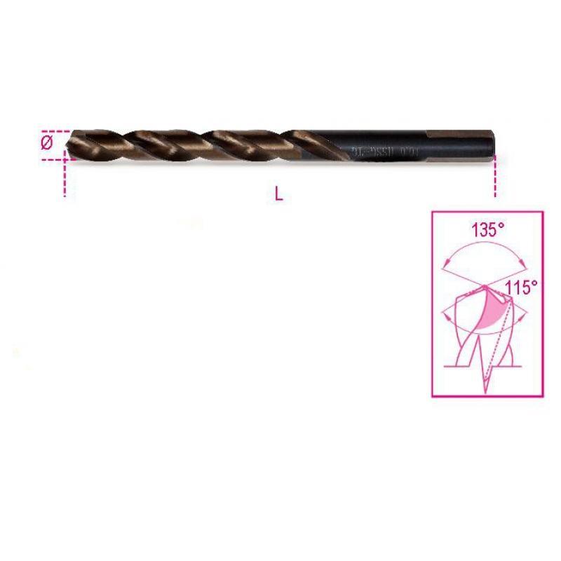 Beta “416 3” 3mm Drill with Cylindrical Shank