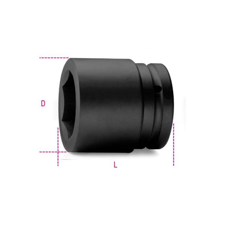 Beta 730 1.1/2″ Drive Metric Hexagon (6 Point) Impact Socket 80mm