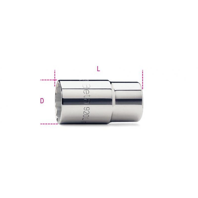 Beta 920BL 1/2″ Drive Metric Deep Bi Hexagon (12 Point) Socket 23mm