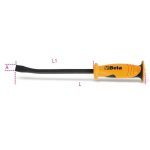BETA 965 PRY BAR WITH FLAT CURVED END 450mm