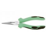 STAHLWILLE 6529 CHROME PLATED SNIPE NOSE PLIERS WITH CUTTER 160mm