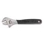 Beta 111G Chrome Plated Adjustable Spanner Wrench With Ergonomic Handle 8"