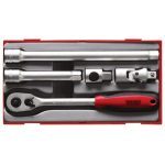 Teng TT1205 1/2" Drive Ratchet, Bars & Acessories Set in Tool Box Module Tray
