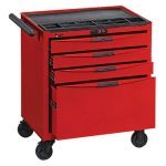 Teng TCW804N 8 Series 4 Drawer Roller Cabinet In Red