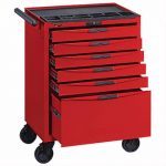 Teng TCW806N1 8 Series 6 Drawer Roller Cabinet In Red