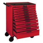 Teng TCW810N 8 Series 10 Drawer Roller Cabinet In Red