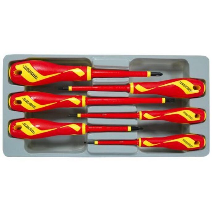 Teng MDV906N 6 Piece 1,000V VDE Insulated Screwdriver Set