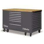 BETA C31 GREY MOBILE WORKSTATION WITH TWENTY-EIGHT DRAWERS