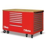 BETA C31 RED MOBILE WORKSTATION WITH TWENTY-EIGHT DRAWERS