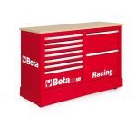 Beta C39MD Racing MD Special Mobile Roller Cabinet In Red