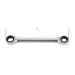 Beta 195AS Imperial Flat Double Ended Ratchet RIng Spanner Wrench 5/16" X 3/8" AF
