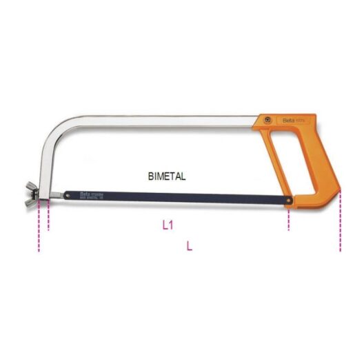 Beta 1725 Bi-Metal Hacksaw Frame 420mm
