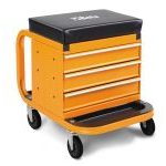 Beta 2258-O Heavy Duty Creeper Seat With 3 Drawer Tool Chest