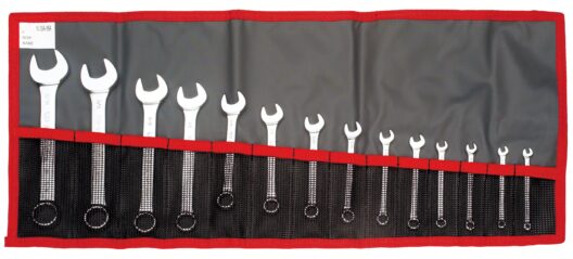 Facom 39.JU14T Short Imperial Combination Spanner Wrench Set 1/8-11/16 AF