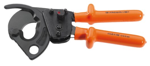 Facom 414.52AVSE 1000v Insulated Ratchet - Type Cable Cutters