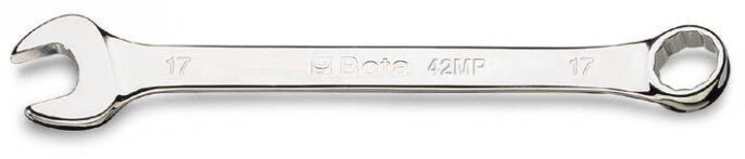 Beta 42MP Bright Chrome-Plated Metric Combination Spanner 17mm