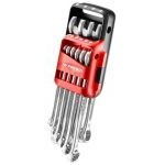 Facom 440.JP12A 12 Piece 440 Series Metric Combination Spanner Wrench Set in Storage Clip 7-19mm