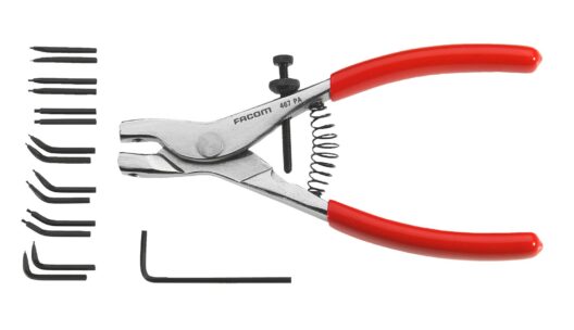 Facom 467 External Circlip Plier Set - tips suit 3-63mm external