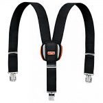 Bahco 4750-BWC-1 Black Padded Adjustable Work Braces With Heavy Duty Trouser Clips