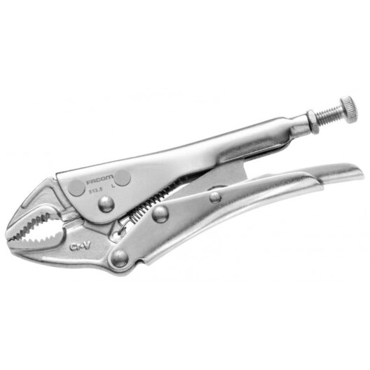 Facom 513A.7 Short Nose Simple Adjust Lock-Grip Plier- Jaw Capacity 35mm