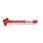 Beta "606MQ/50" 1/2" Click Type Torque Wrench with Reversible Ratchet