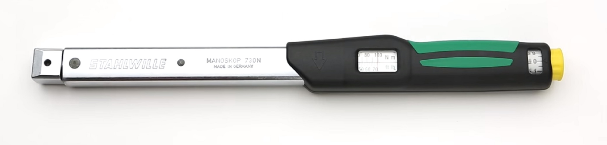 Stahlwille 730FIX/12 Service Manoskop® 14x18mm Torque Wrench With Mount For Insert Tools 25-130Nm/20-95ft.lb