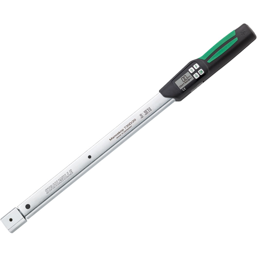Stahlwille 730D/65 Servcie/Series MANOSKOP® Electromechanical Click Type Torque Wrench With 14×18 Mount