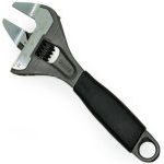 Bahco 9029-T ERGO Extra Thin Jaws Adjustable Wrench 6" Extra Wide Jaw Opening 32mm