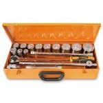Beta 928A/C12 3/4" Drive 17 Piece Metric Socket Set Supplied In a Metal Case 22-55mm