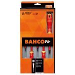 Bahco Fit B220.005 5 Piece VDE Insulated Screwdriver Set Slotted & Phillips